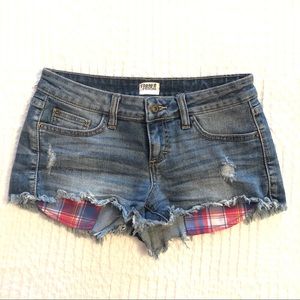 Denim shorts